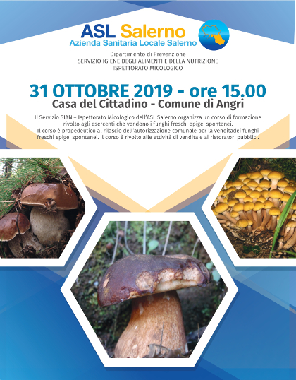 CORSO FORMAZIONE FUNGHI